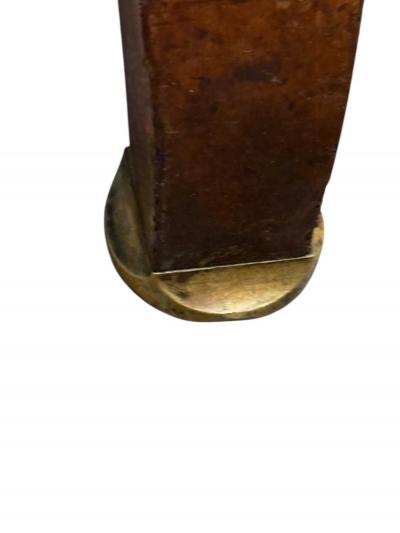 EXCEPTIONAL FRENCH DORE BRONZE CAPPED COLUMNS BURLWOOD EMPIRE MIRROR