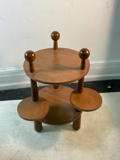 EXCEPTIONAL FRENCH MODERNIST STICK AND BALL TABLES