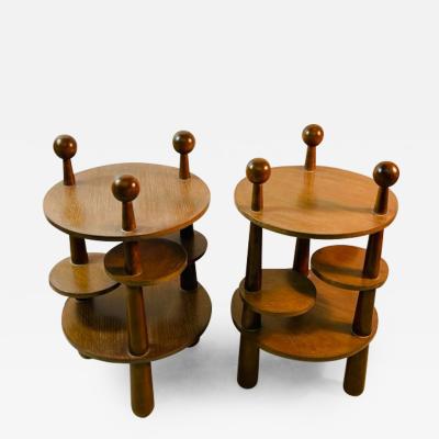 EXCEPTIONAL FRENCH MODERNIST STICK AND BALL TABLES