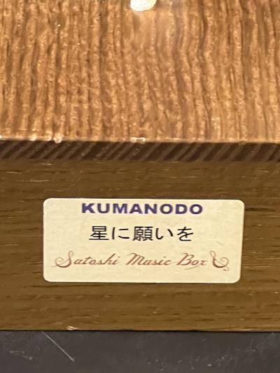 EXOTIC MIXED WOODS OWL STARS AND MOON WITH SKYLINE MUSIC BOX