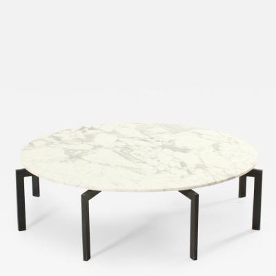 EXTRA LARGE BRUTALIST MARBLE COFFEE TABLE