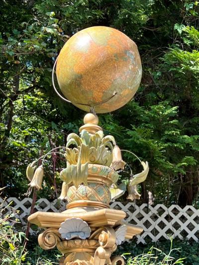 EXTRAORDINARY PAIR OF 19TH CENTURY ELABORATE MASONIC COLUMNS