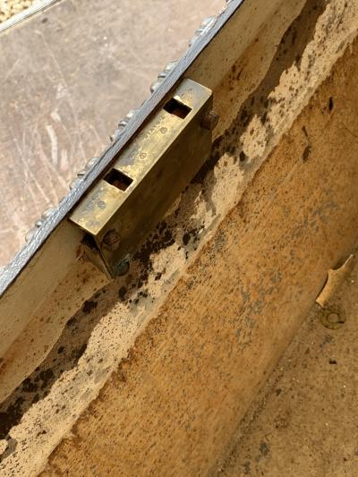 EXTREMELY RARE PAIR OF REGENCY CAST IRON SARCOPHAGUS SHAPED STRONG BOXES