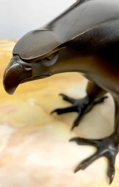Eagle Sculpture Made by Zai Wang