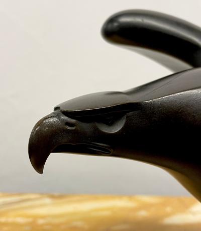 Eagle Sculpture Made by Zai Wang