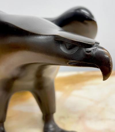 Eagle Sculpture Made by Zai Wang