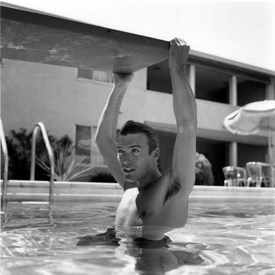Earl Leaf Clint Takes A Swim