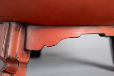 Early 17th Century Negoro Lacquer Footed Bowl