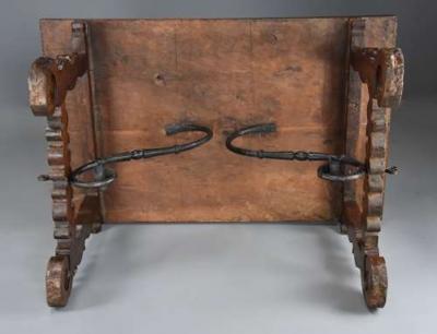 Early 17th century walnut Spanish table with good original patina
