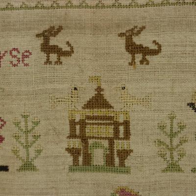 Early 18th Century Band Sampler 1713 by Ann Arner