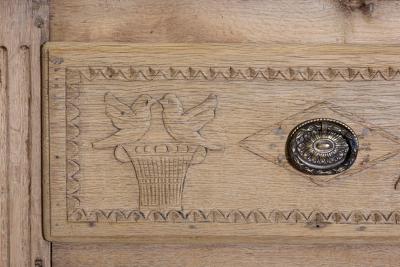 Early 18th Century French Louis XVI Bleached Commode Circa 1800