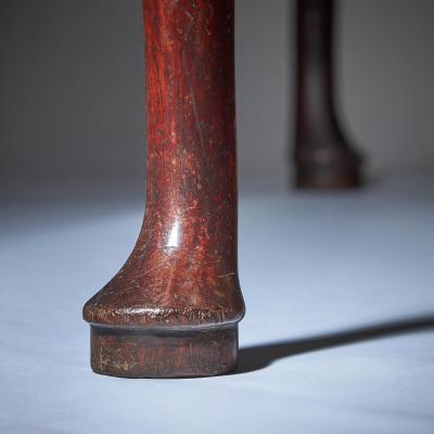 Early 18th Century Irish George I Mahogany Console Table with Marble Top