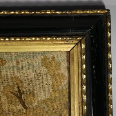 Early 18th Century Needlework Picture Depicting Angels