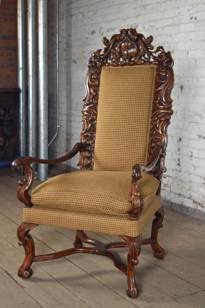 Early 18th Century Regence Northern French Flemish Oversized Armchair