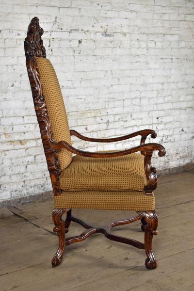 Early 18th Century Regence Northern French Flemish Oversized Armchair