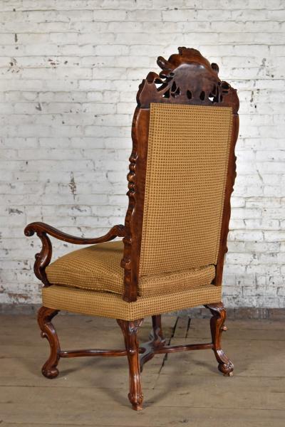 Early 18th Century Regence Northern French Flemish Oversized Armchair