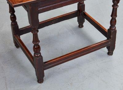 Early 18th c Box Stretcher Center Table