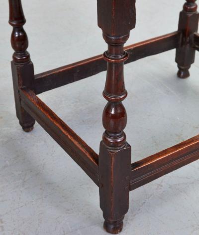 Early 18th c Box Stretcher Center Table