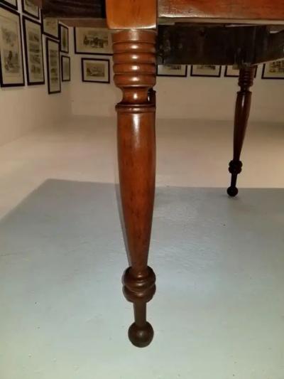 Early 19C W Virginia Kentucky Drop Leaf Table with Provenance
