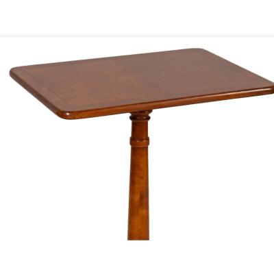 Early 19th C Style Biedermeier Fruitwood Side Table