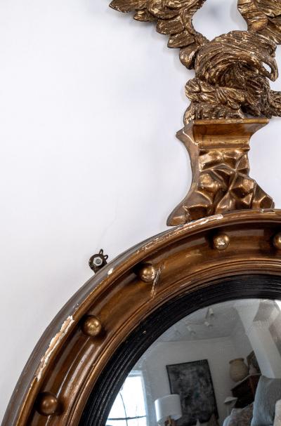 Early 19th Century American Federal Convex Mirror