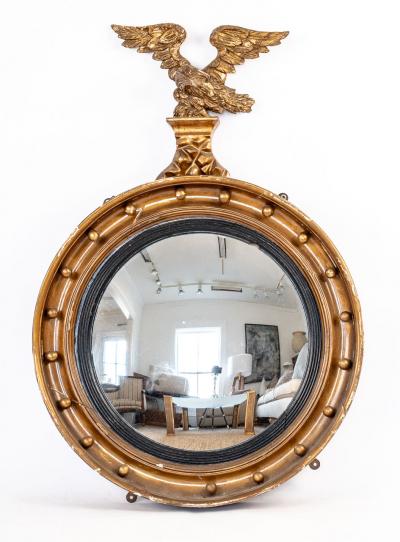 Early 19th Century American Federal Convex Mirror