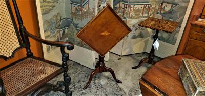 Early 19th Century American Sheraton Tilt Top Table of Neat Proportions