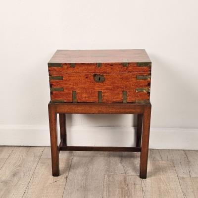 Early 19th Century Anglo Indian Campaign Trunk