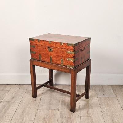 Early 19th Century Anglo Indian Campaign Trunk