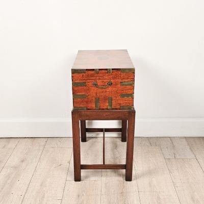 Early 19th Century Anglo Indian Campaign Trunk