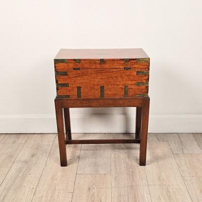 Early 19th Century Anglo Indian Campaign Trunk