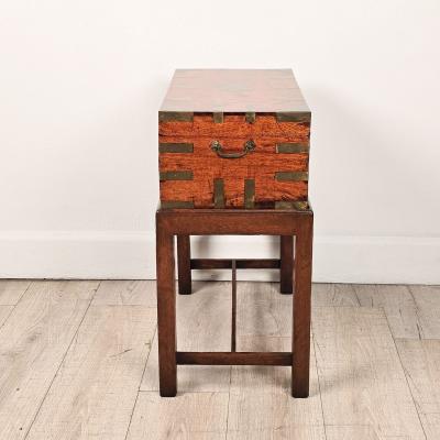 Early 19th Century Anglo Indian Campaign Trunk