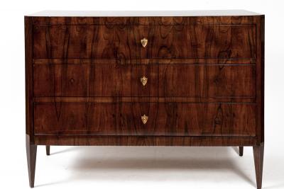 Early 19th Century Biedemeier Walnut Chest Of Drawers