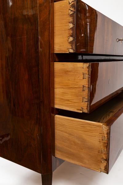 Early 19th Century Biedemeier Walnut Chest Of Drawers