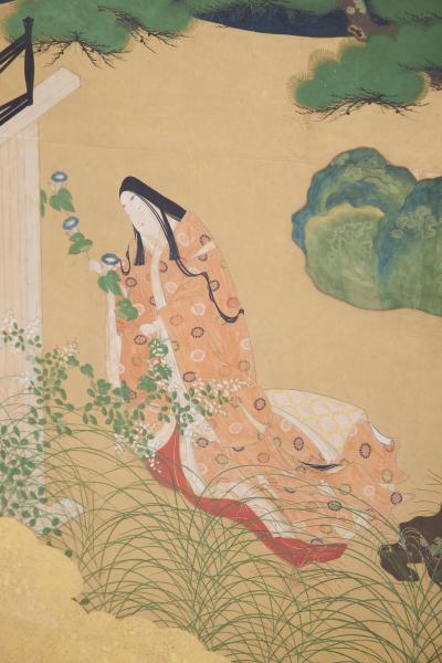 Early 19th Century By bu Japanese Screen