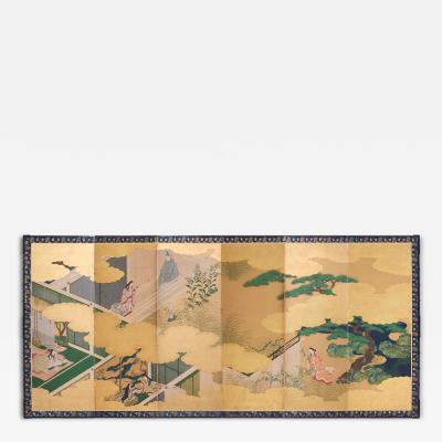 Early 19th Century By bu Japanese Screen