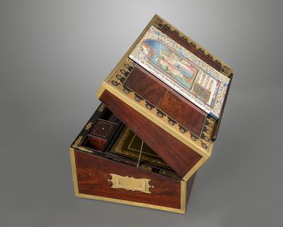 Early 19th Century Campaign Traveling Desk of Exceptional Quality