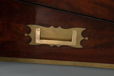 Early 19th Century Campaign Traveling Desk of Exceptional Quality