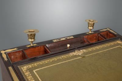 Early 19th Century Campaign Traveling Desk of Exceptional Quality