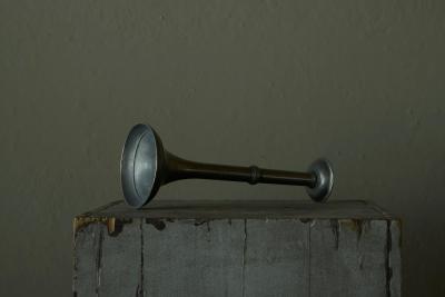 Early 19th Century Candlestick in Pewter Northern Europe