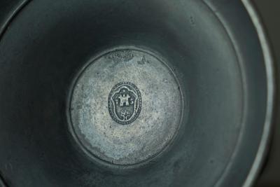 Early 19th Century Candlestick in Pewter Northern Europe