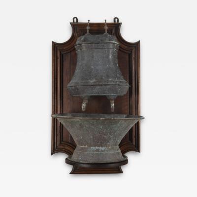 Early 19th Century Copper Wall Fountain