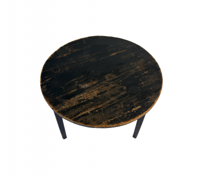 Early 19th Century Ebonized English Cricket Table