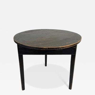 Early 19th Century Ebonized English Cricket Table