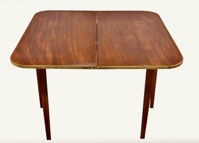 Early 19th Century English Regency Mahogany Inlaid Games Table 9
