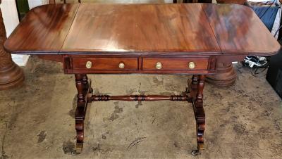Early 19th Century English Regency Sofa Table