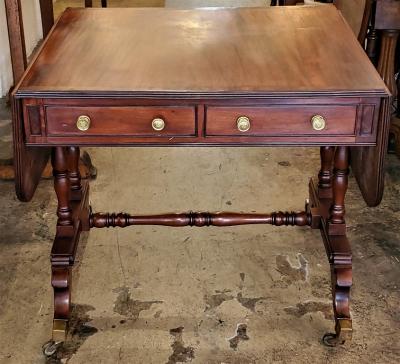 Early 19th Century English Regency Sofa Table