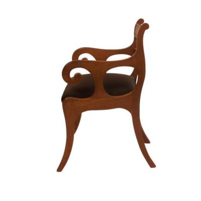 Early 19th Century French Louis Philippe Mahogany Armchair