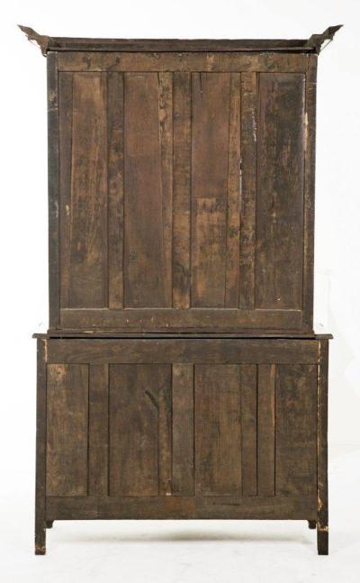 Early 19th Century French Oak Cabinet Buffet Deux Corps