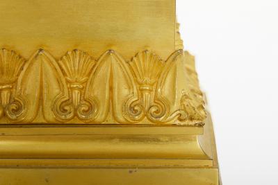 Early 19th Century Gilt Bronze Figural Mantel Clock